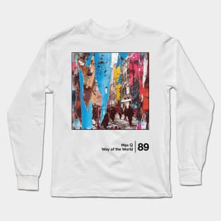 Way of the World - Minimal Style Graphic Artwork Design Long Sleeve T-Shirt